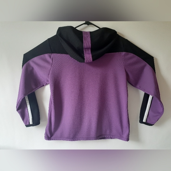 SJB Active women's purple/black long sleeve zip-up hoodie size XL - Picture 6 of 8